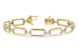 D310-42581: BRACELET .25 TW (7.5" - E225-88054 WITH LARGER LINKS)