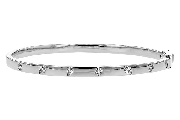 D310-43499: BANGLE .35 TW FANCY CUT DIAMONDS