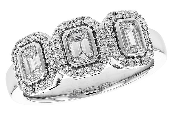 D310-43517: LDS DIA RG .54 EMERALD CUTS .80 TW