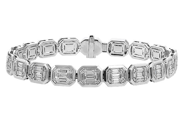 D310-44454: BRACELET 2.50 BAG 2.80 TW (7")