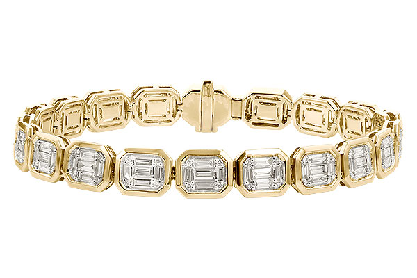 D310-44454: BRACELET 2.50 BAG 2.80 TW (7")
