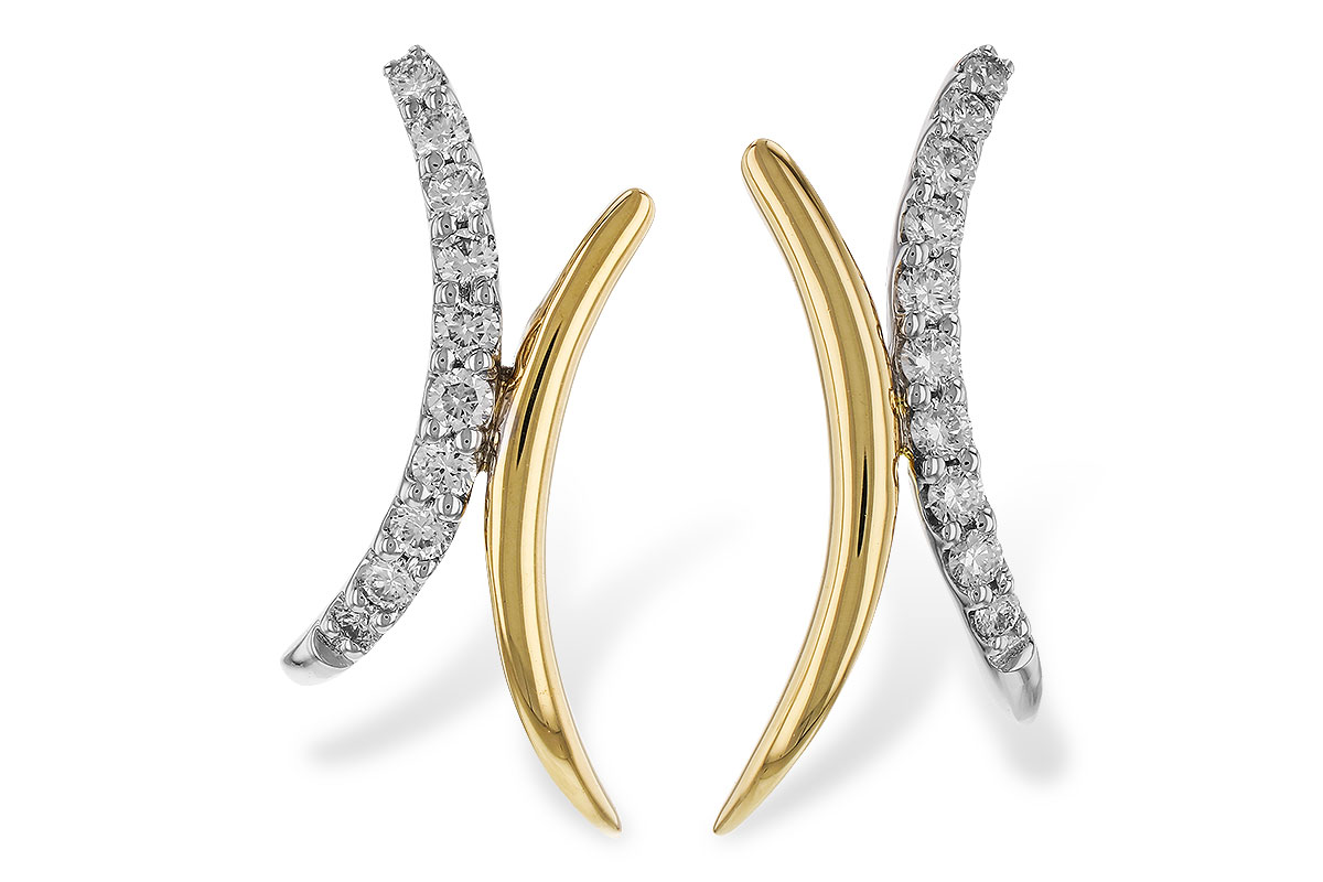 D311-32617: EARRINGS .15 TW