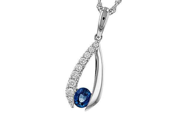 D311-33463: NECKLACE .38 SAPP .54 TGW (5x4 SAPP)