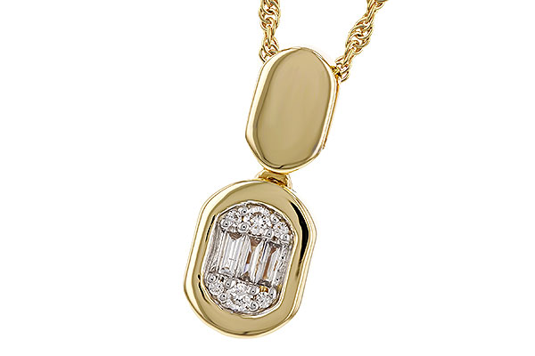 D311-33499: NECKLACE .07 TW BAG .12 TW