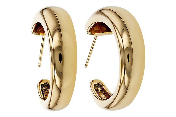 D311-35299: GOLD EARRINGS (20MM)