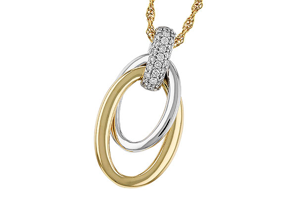 D311-36190: NECKLACE .15 TW