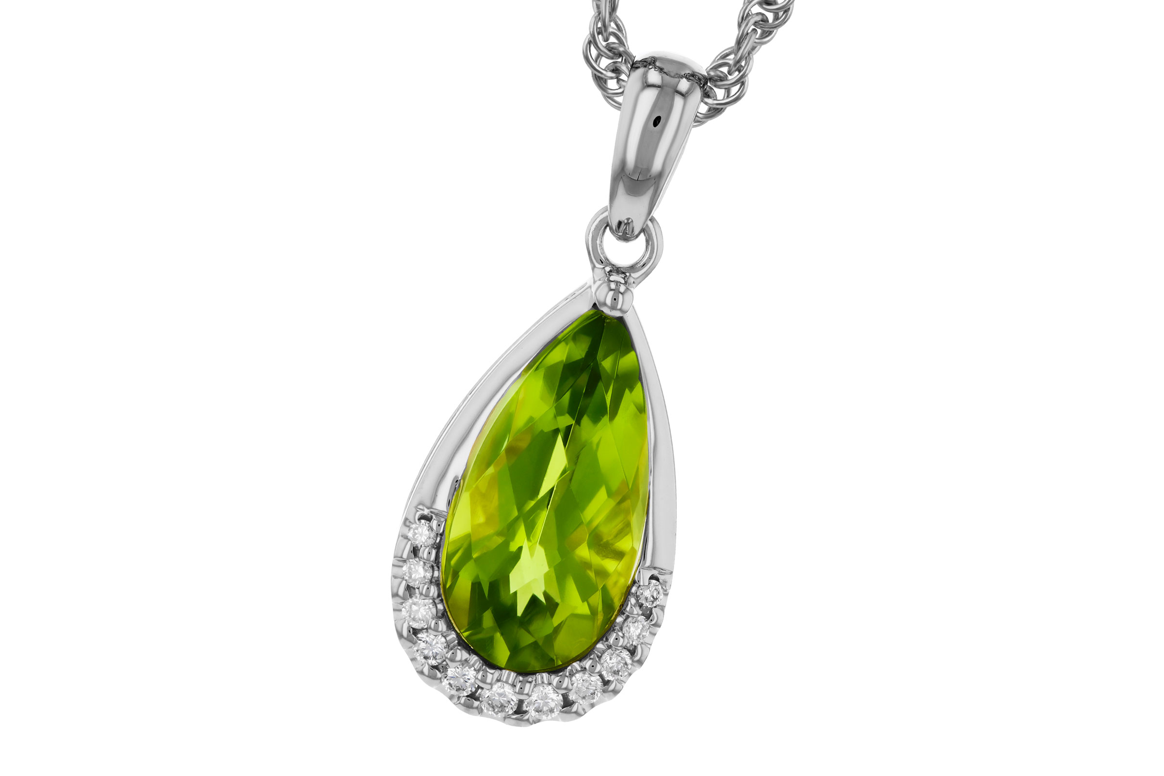 D312-20745: NECK 1.94 PERIDOT 2.00 TGW (12x6MM PS)