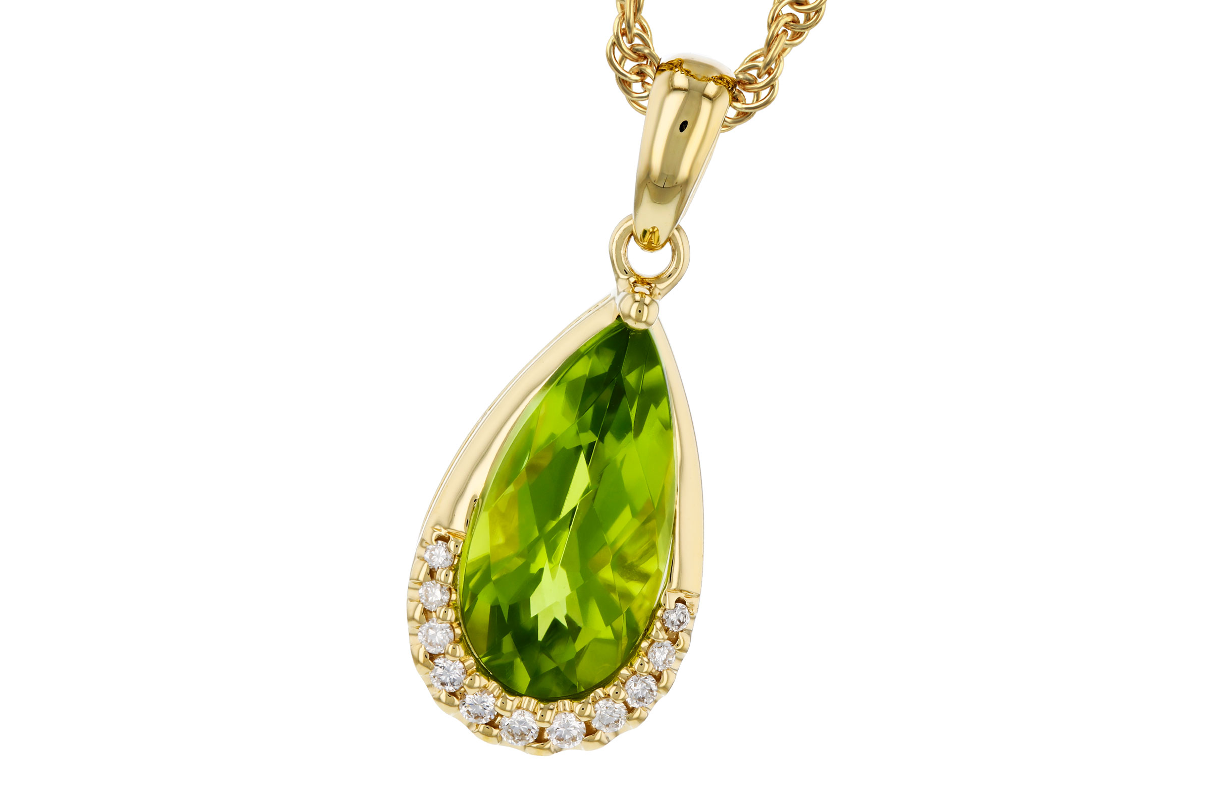 D312-20745: NECK 1.94 PERIDOT 2.00 TGW (12x6MM PS)