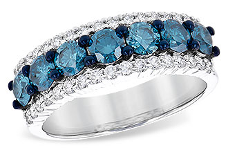 E225-85326: LDS WED RG 1.26 BLUE DIAS 1.70 TGW