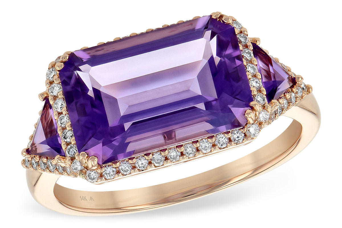 E226-74408: LDS RG 3.48 TW AMETHYST 3.70 TGW (12x8MM)