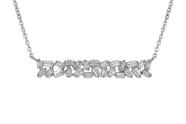 E226-78008: NECK .24 TW BAGUETTES