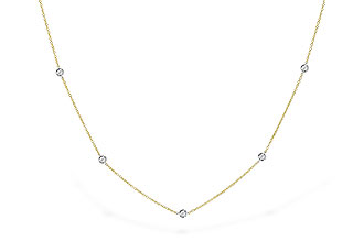 E309-48981: NECK .50 TW 18" 9 STATIONS OF 2 DIA (BOTH SIDES)