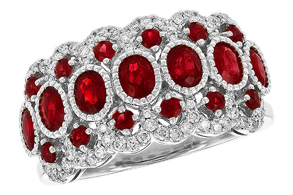 E309-48999: LDS WED RG 1.90 TW RUBY 2.15 TGW