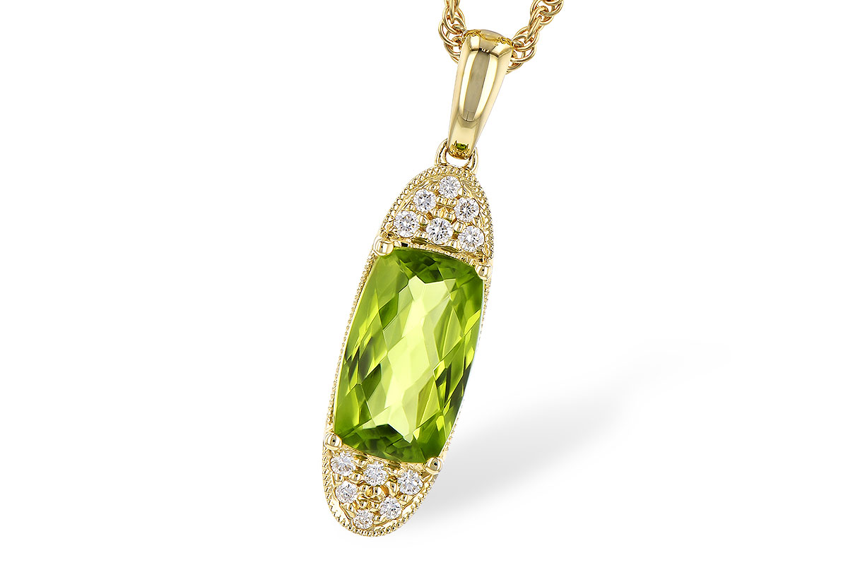 E309-53472: NECK 1.90 PERIDOT 2.00 TGW