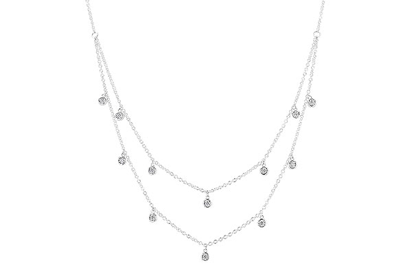 E310-38081: NECKLACE .22 TW (18 INCHES)