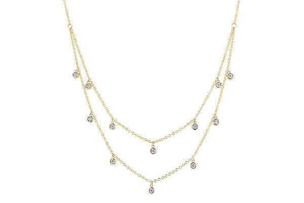 E310-38081: NECKLACE .22 TW (18 INCHES)