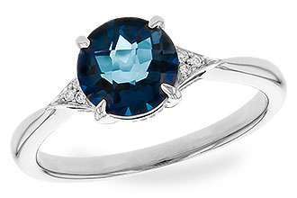 E310-41672: LDS RG 1.60 LONDON BLUE TOPAZ 1.62 TGW (7MM RD)