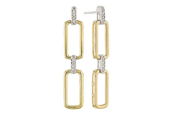 E310-43499: EARRINGS .08 TW