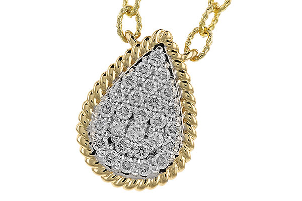 E310-44417: NECKLACE .32 TW (18")