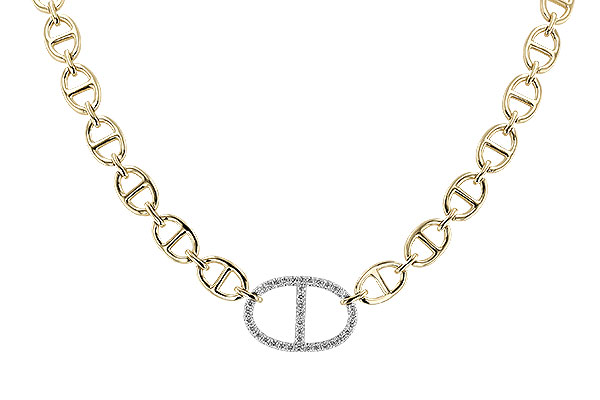 E310-45308: NECKLACE .65 TW (17")