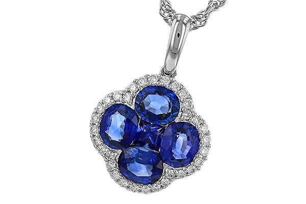 E311-28999: NECKLACE 1.72 SAPPHIRE 1.87 TGW