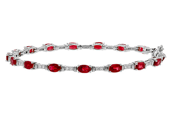 E311-29908: BRACELET 4.65 RUBY 4.97 TGW (7")