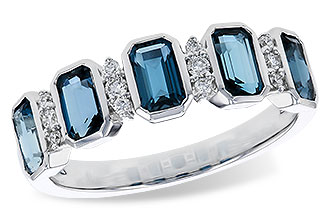 E311-30763: LDS RG 1.46 TW LONDON BLUE TOPAZ 1.58 TGW