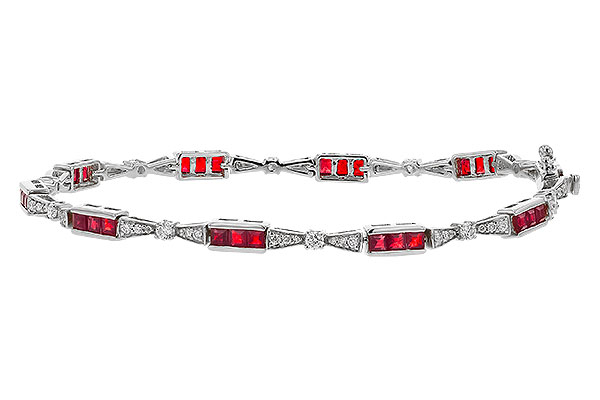 E311-33499: BRACELET 2.05 RUBY 2.70 TGW (7")