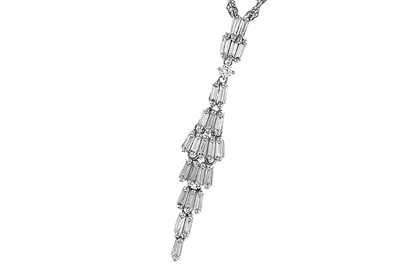 E311-33517: NECKLACE .33 BAG .35 TW