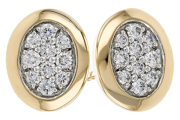 E311-34390: EARRINGS .39 TW