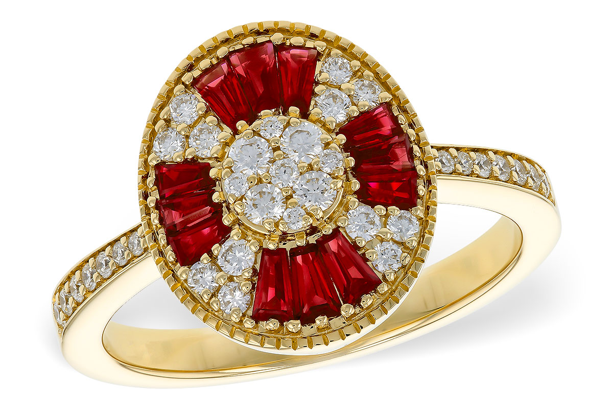 E311-34445: LDS RG .54 TW RUBY .84 TGW
