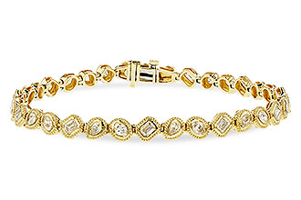 E311-35345: BRACELET 2.15 TW FANCY CUT DIAMONDS