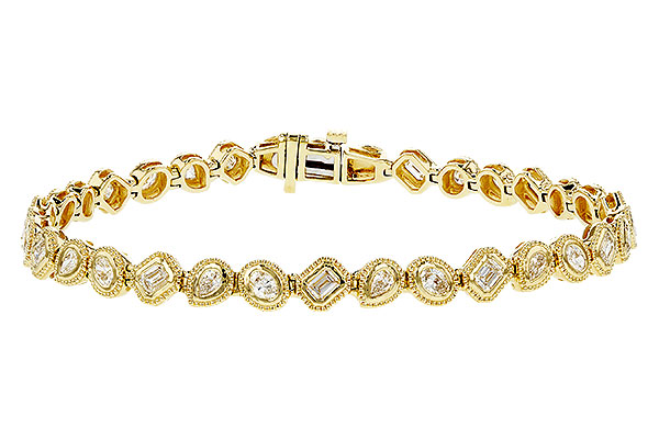 E311-35345: BRACELET 2.15 TW FANCY CUT DIAMONDS