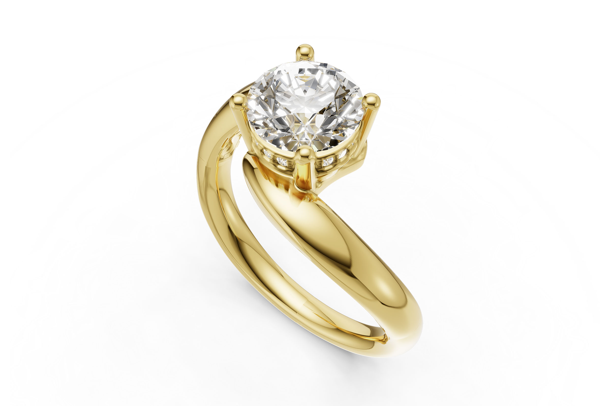 E312-18990: LDS SEMI DIA RG .04 TW