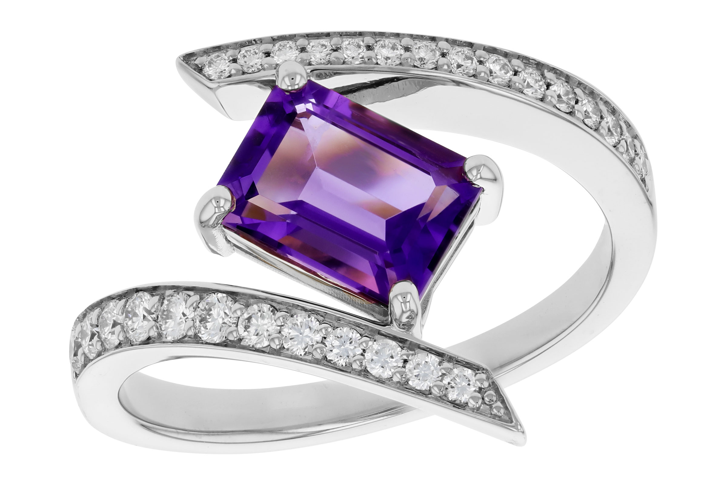 E312-21699: LDS RG 1.36 AMETHYST 1.63 TGW (8x6MM AMY)