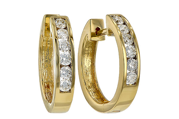 F037-66272: EARRINGS .50 TW