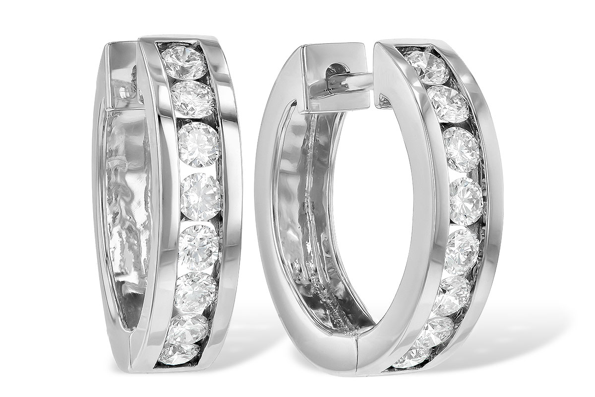F222-21654: EARRINGS 1 CT TW