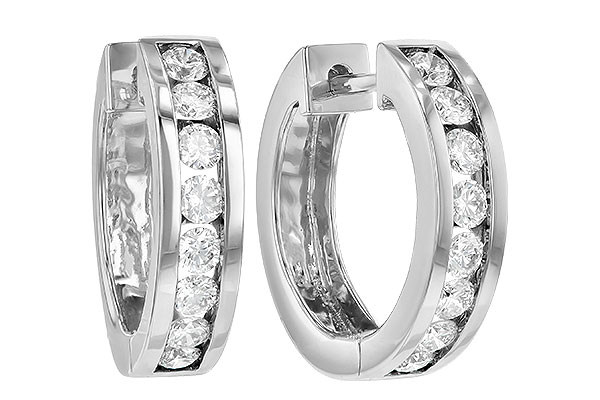 F222-21654: EARRINGS 1 CT TW