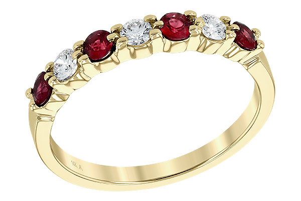 F222-26226: LDS WED RG .35 RUBY .55 TGW