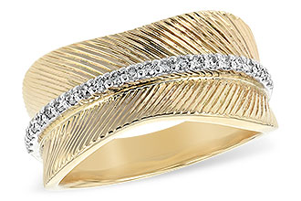 F225-82572: LDS WED RG .22 TW (Y/G & W/G)