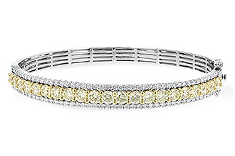 F225-85308: BANGLE 4.20 YELLOW DIAS 5.63 TW