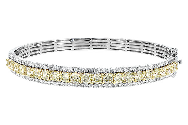 F225-85308: BANGLE 4.20 YELLOW DIAS 5.63 TW