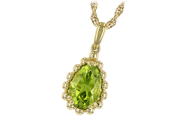 F225-86263: NECKLACE 1.30 CT PERIDOT
