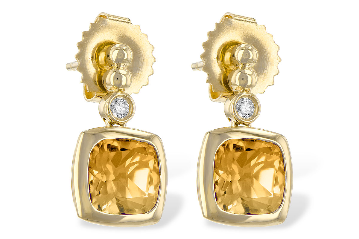 F225-87135: EARR 1.66 CITRINE 1.70 TGW