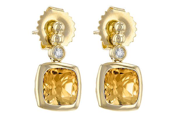 F225-87135: EARR 1.66 CITRINE 1.70 TGW