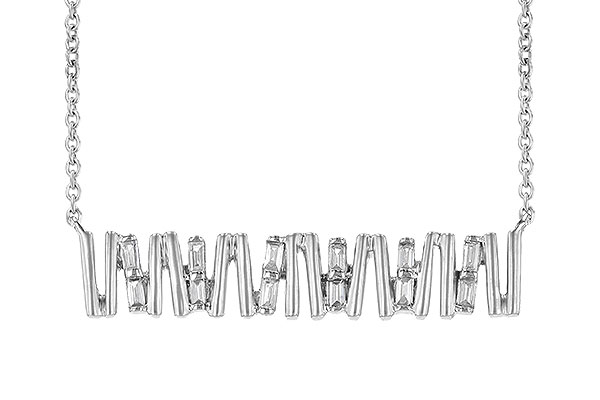 F226-78026: NECK .15 TW BAGUETTE DIAS