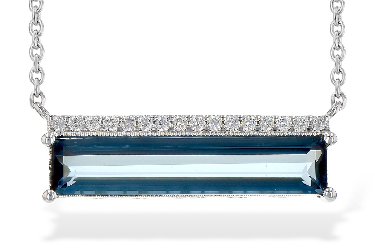 F226-78963: NECK 2.70 LONDON BLUE TOPAZ 2.80 TGW