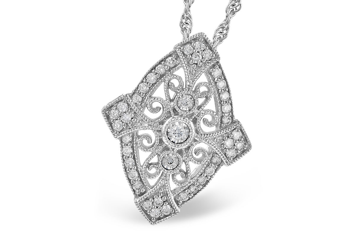 F309-47163: NECKLACE .20 TW