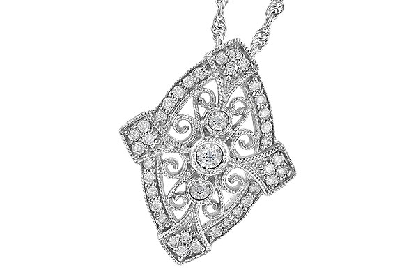 F309-47163: NECKLACE .20 TW