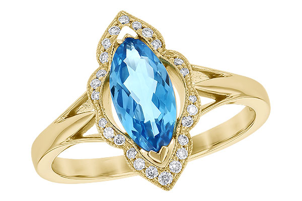 F309-52626: LDS RG 1.26 BLUE TOPAZ 1.37 TGW